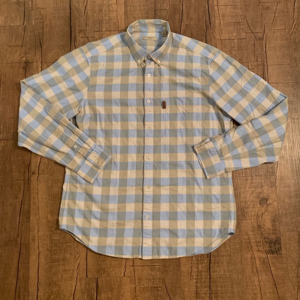 Burberry L/S checkered shirt Sz. Lg